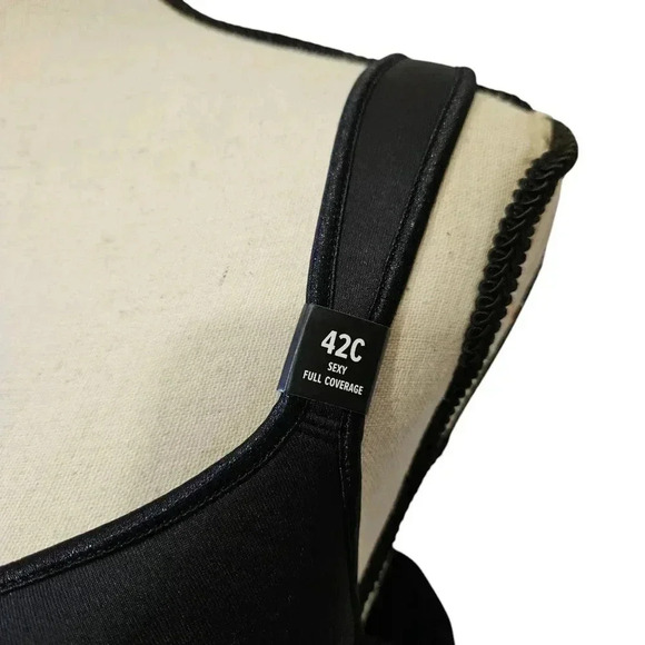 Torrid Curve Black Sexy Full Coverage Lined Supportive Bra 42C - Picture 3 of 8